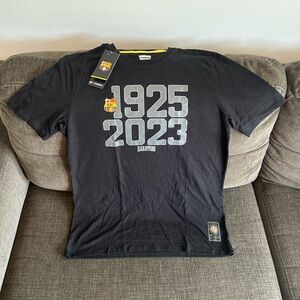 Marathon Barcelona Guayaquil Ecuador Soccer  Black T-Shirt Men’s Sz: L